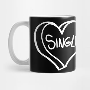 Single Black And White Mug